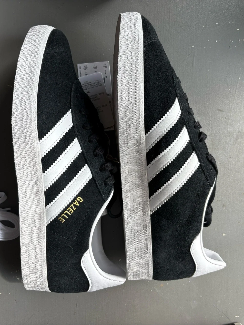 adidas Gazelle Men’s Sneakers — Black & White
